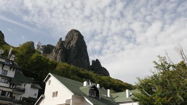 Ski resort of Babin Zub in Eastern Serbia footage - Stara planina mountain peak by the day