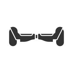 Gyroscooter glyph icon