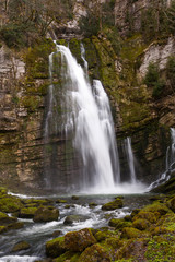 Fototapeta premium Cascade du Flumen, dans le Jura