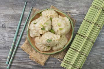 Mongolian Food: Buuz (Steamed Mongolian Dumplings) 