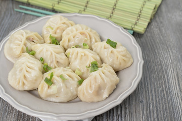 Mongolian Food: Buuz (Steamed Mongolian Dumplings) 
