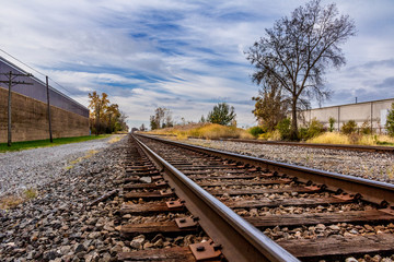 At the tracks