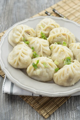 Mongolian Food: Buuz (Steamed Mongolian Dumplings) 