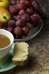 Toasted bread with different pates.