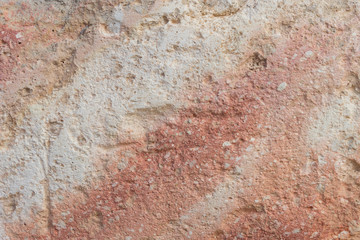 The texture of the stone. Coral, pink . Natural  background .  Blank space for design.