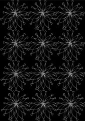 Abstract flowers,vector, background