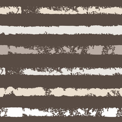 Seamless pattern with stripe. Forms printed in ink. Hand drawn. 