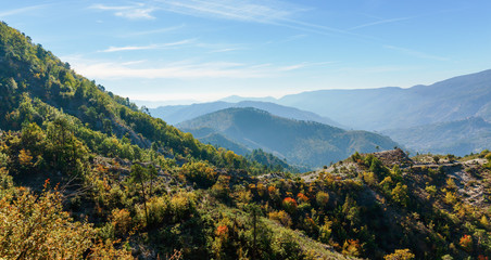 Fototapeta na wymiar Mountains Provence Alpes Cote d'Azur