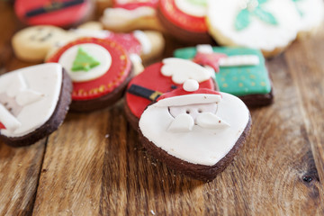 mixed with homemade Christmas cookies