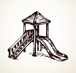 Playground. Vector drawing