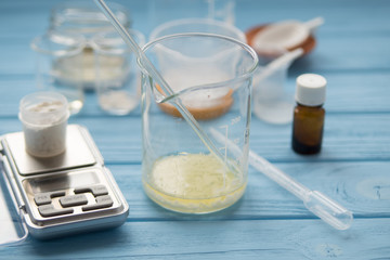 Ingredients for production of natural beauty cosmetics