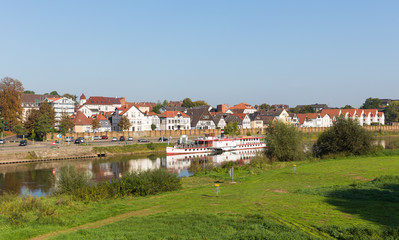 Fototapeta na wymiar Fischerstadt, Minden, NRW, Deutschland