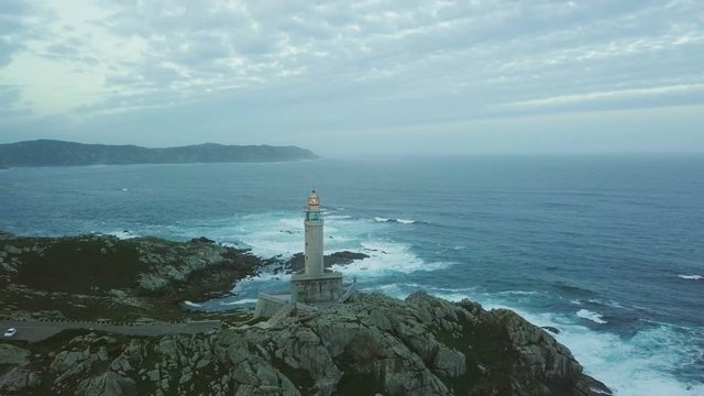 lighthouse on the ocean