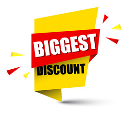 banner biggest discount