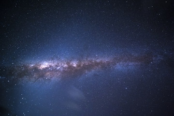 The Milky Way is our galaxy. This long exposure astronomical photograph of the nebula Cygnus is taken in the middle of the night in Zanzibar Tanzania.