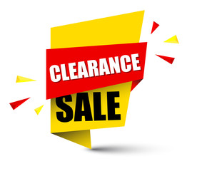 banner clearance sale