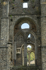 Ruins of the Cistercian Abbey of Villers, Villers-la-Ville, Walloon Brabant, Wallonia, Belgium