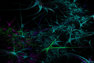 Fractal art background for creative design. Abstract fractal