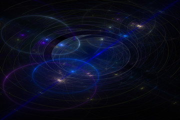 Fractal art background for creative design. Abstract fractal