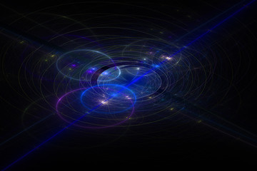 Fractal art background for creative design. Abstract fractal