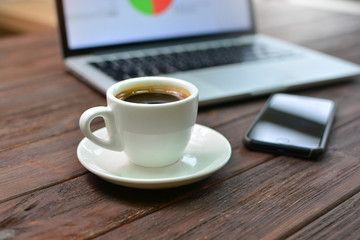 Coffee break in office 