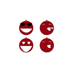 set emoticons natalizie