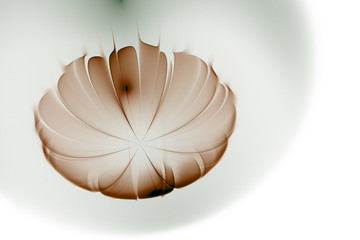 Fractal art background for creative design. Abstract fractal. Decoration for wallpaper desktop, poster, cover booklet, card. Psychedelic. Print for clothes, t-shirt. Magic graphics..