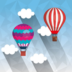 balloons air hot flying