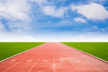 Running track in stadium © NT_studio