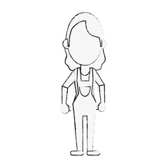 Young woman avatar icon vector illustration graphic design