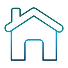 house Icon over white background vector illustration