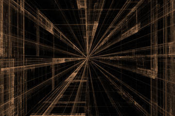 Fractal art background for creative design. Abstract fractal. Decoration for wallpaper desktop, poster, cover booklet, card. Psychedelic. Print for clothes, t-shirt. Magic graphics..