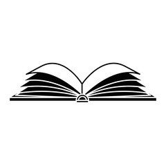 text book isolated icon