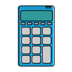 calculator math device icon