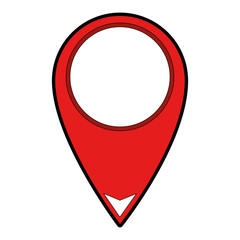 pin pointer location icon vector illustration design