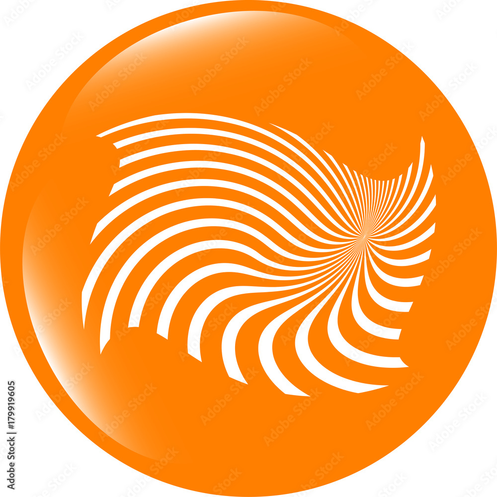 Poster business design elements, icon button for print and web