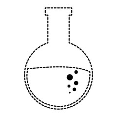 tube test laboratory icon vector illustration design