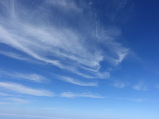 飛行機からの青空２