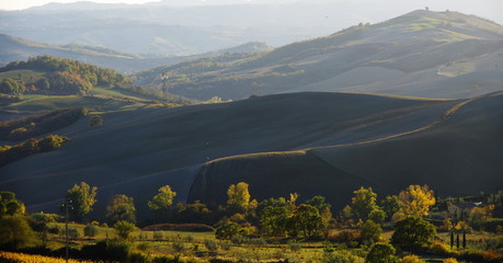 Fototapeta premium Autumn in the Tuscany countryside