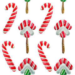 Christmas sweets pattern 