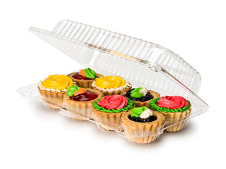 Sweets in plastic packing