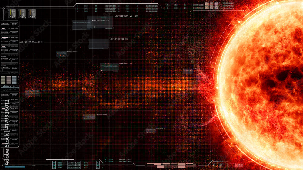 Poster Sun Solar Flare Particles coronal mass ejections for background computer desktop screen display