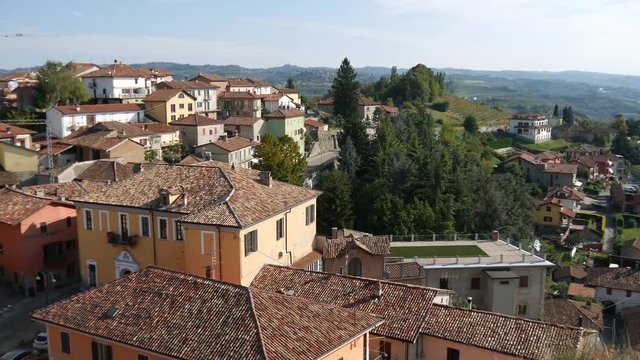 Diano di Alba panorama colline piemontesi Langhe e Monferrato