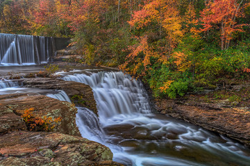 Fall at DeSoto Falls