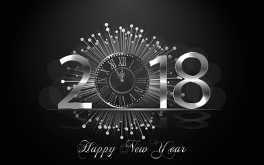 Happy New Year 2017. Vector background
