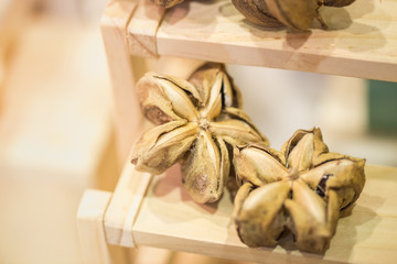 Sacha Peanut or Sacha-Inchi Peanut herb nut dried