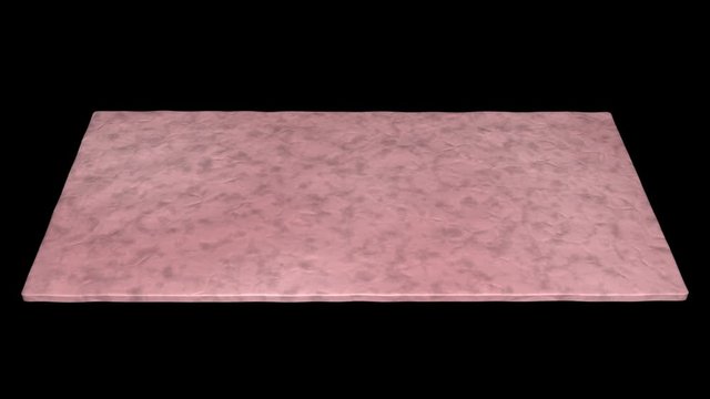 Age spots vanish from skin surface. 3d animation