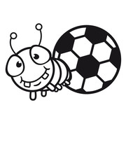 ball sport fussball kicken spaß loch verein team klein baby kind wurm krabbeln schnecke kriechen raupe schlange süß niedlich comic cartoon