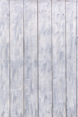 White painted wooden lining boards