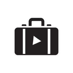 luggage icon illustration